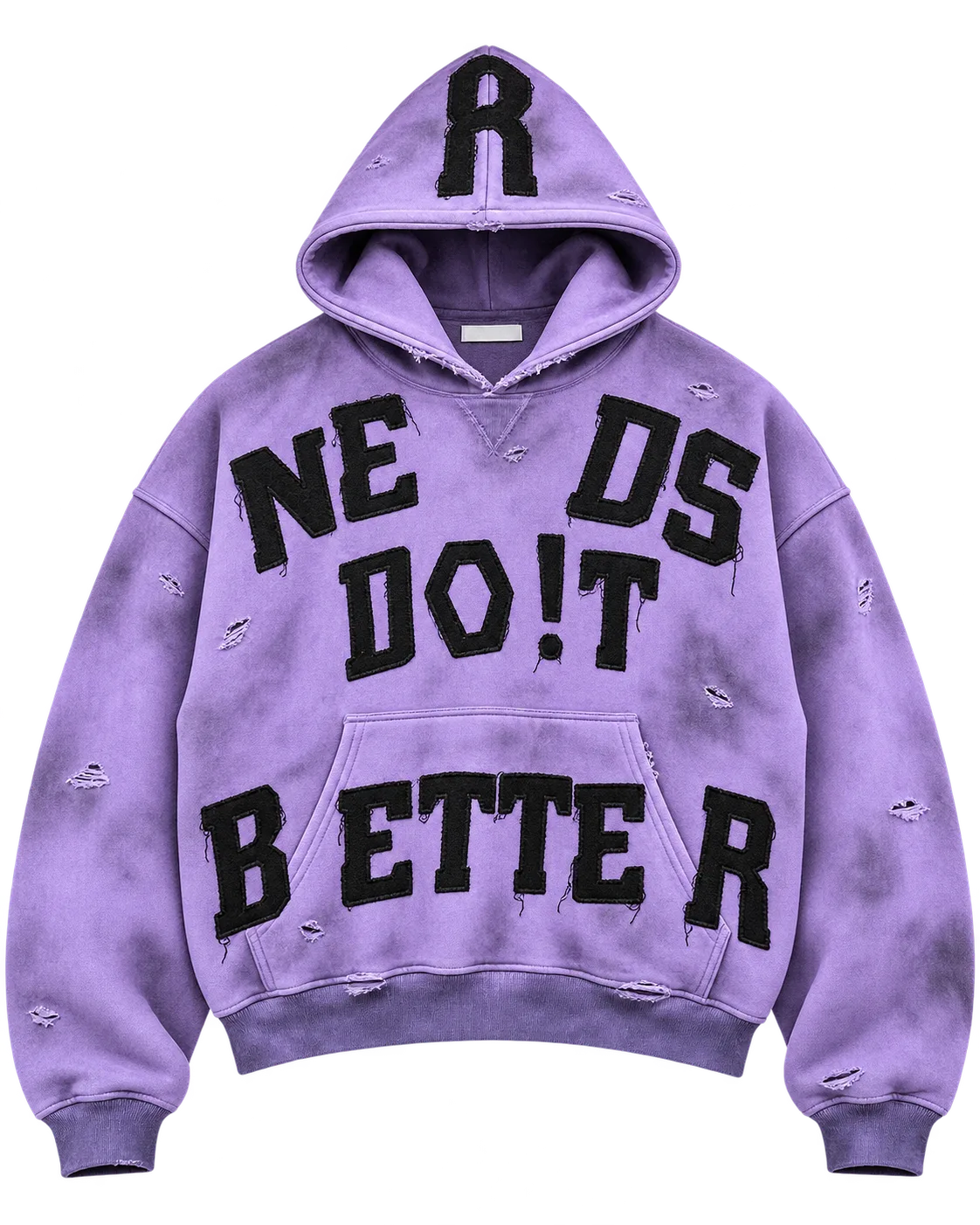NDIB Hoodie – Purple, front